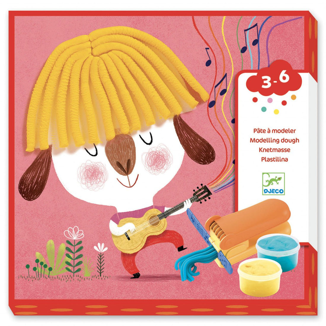 Jucarii creative - Joc creativ pentru plastilină, Coafuri trăsnite, 3 - 6 ani | Djeco - 1
