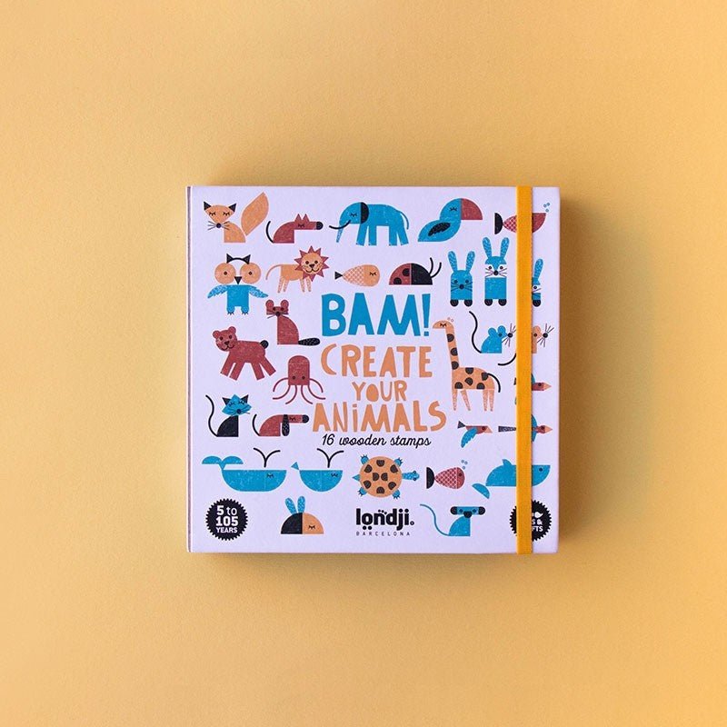 Joc creativ ștampile "Animale" | Londji - Londji - EmmaSiLuna.ro