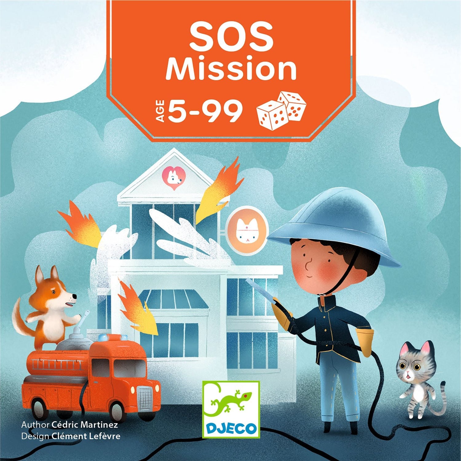 Jocuri de societate - Joc de cărţi cu zaruri - S.O.S. Mission, 2 - 4 jucători, 5+ ani | Djeco - 5