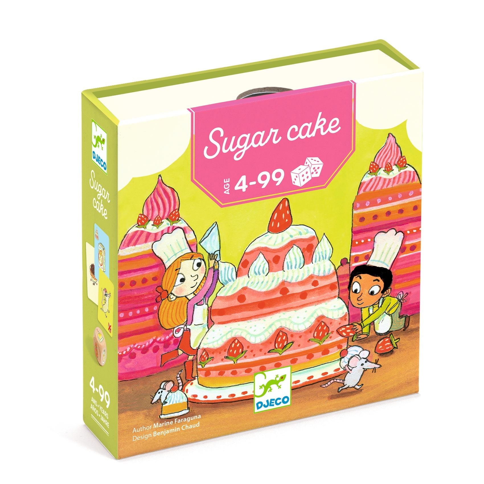 Jocuri de societate - Joc de cărţi şi zaruri - Competiţia cofetarilor, 2 - 4 jucători, 4+ ani | Djeco - 1