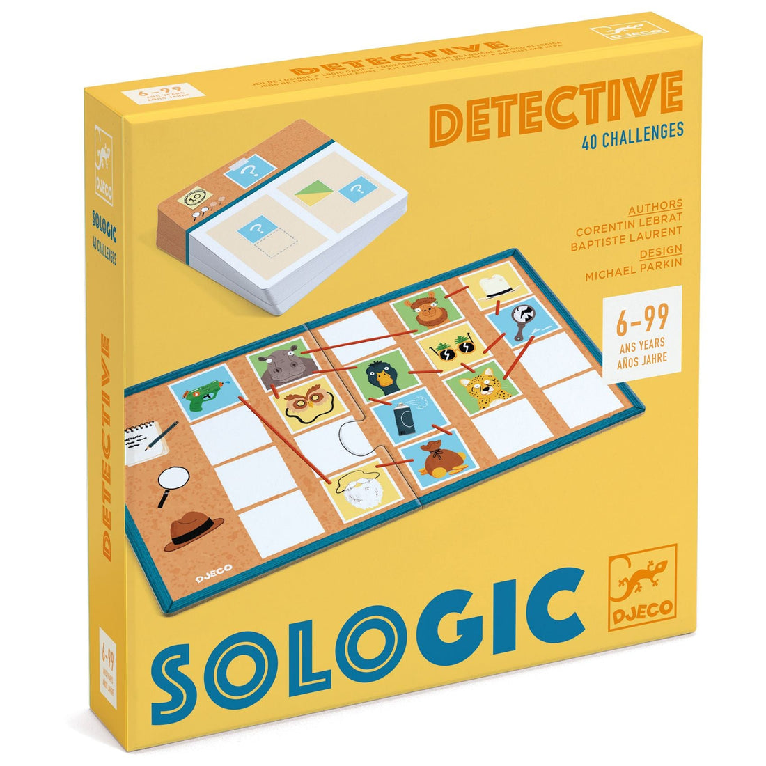 Jocuri de logică - Joc de logică şi investigaţie - Detective, Sologic, 6+ ani | Djeco - 1