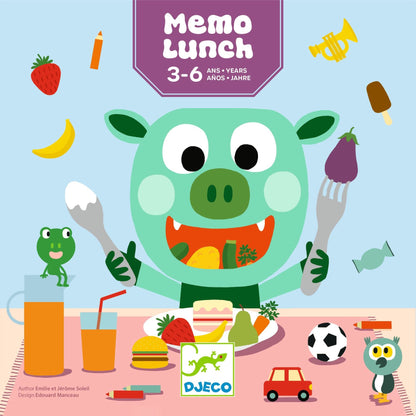 Jocuri de societate - Joc de memorie - Memo Lunch, 2 - 5 jucători, 3 - 6 ani | Djeco - 4
