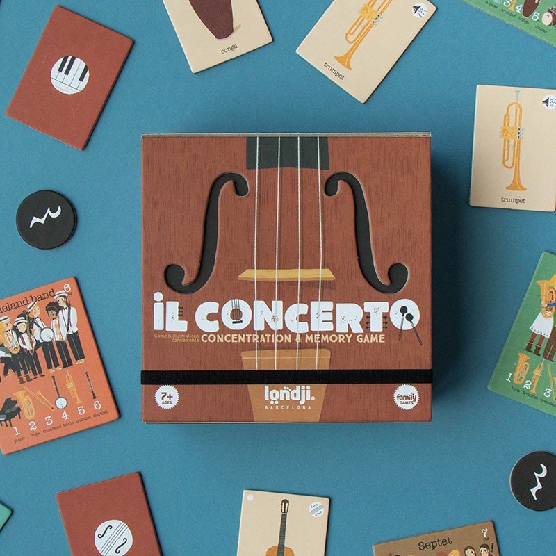 Jocuri de societate - Joc de observaţie şi memorie - Concertul, 2 - 6 jucători, 7+ ani | Londji - 1