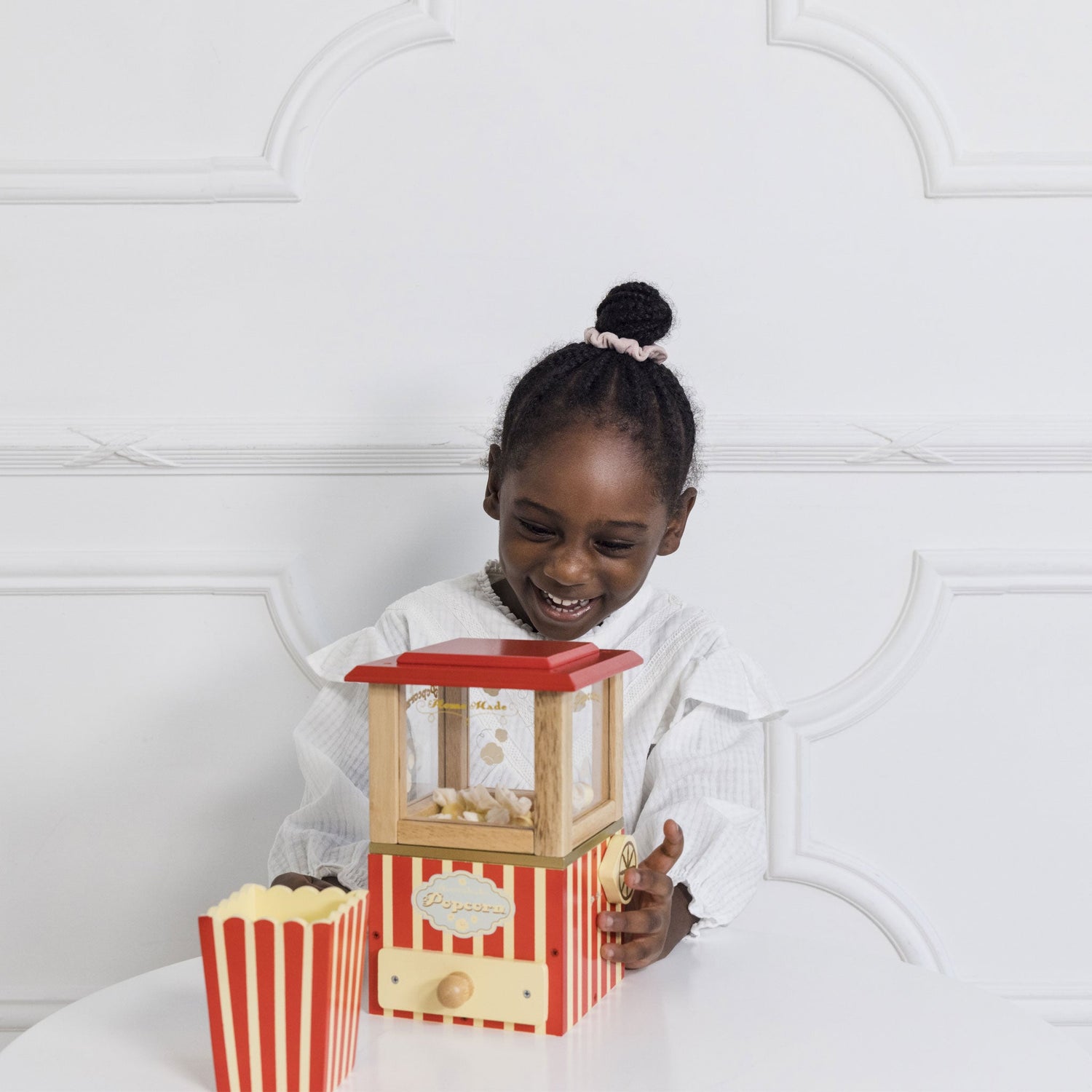 Jocuri şi jucării de rol - Joc de rol Mașină de făcut popcorn, din lemn, 3+ ani | Le Toy Van - 5