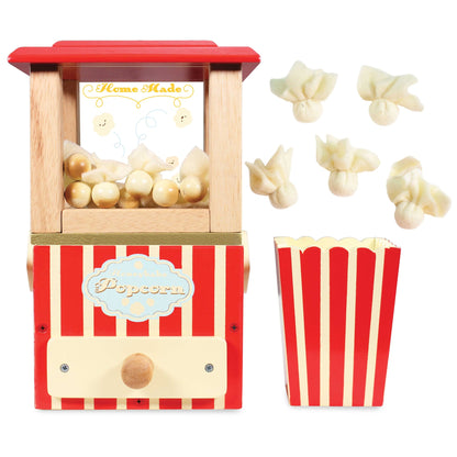 Jocuri şi jucării de rol - Joc de rol Mașină de făcut popcorn, din lemn, 3+ ani | Le Toy Van - 2