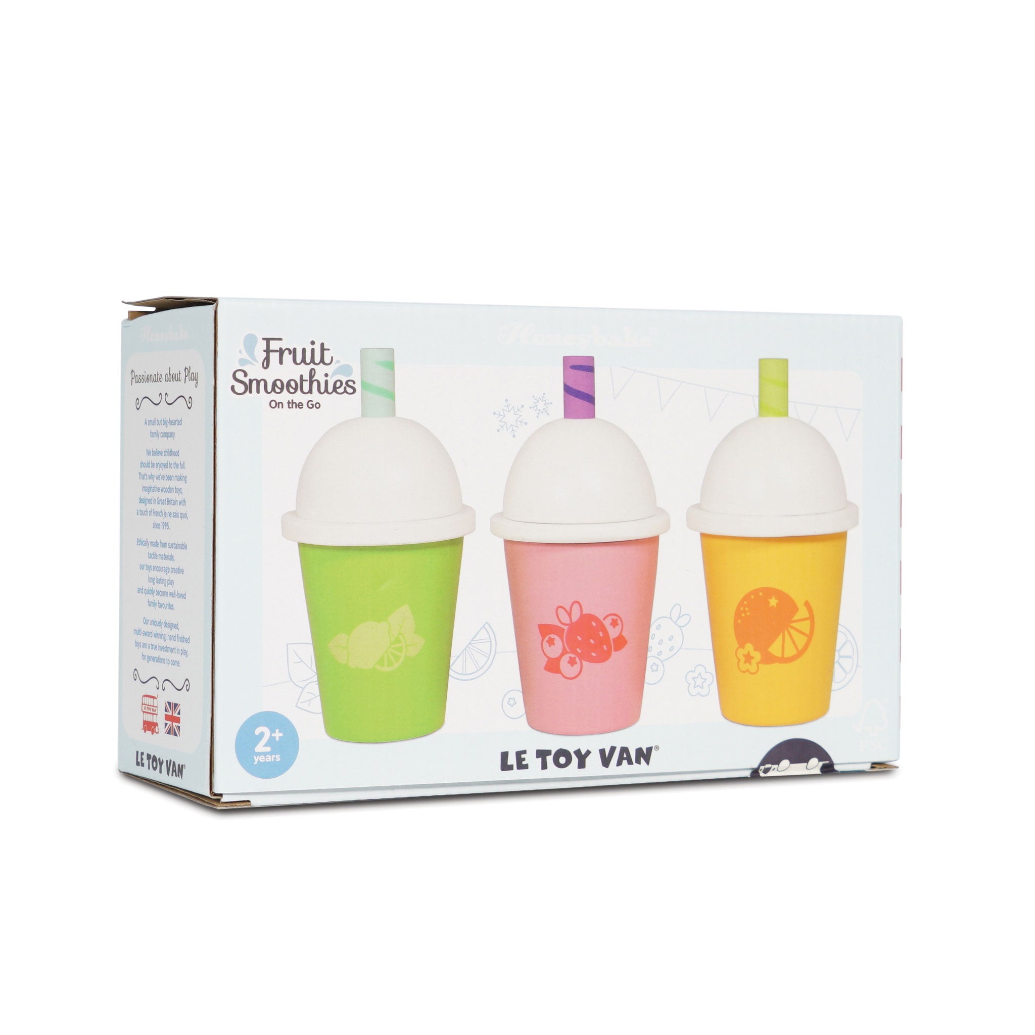 Bucătării şi accesorii pentru copii - Joc de rol Set 3 smoothie - uri din lemn, 2+ ani | Le Toy Van - 5