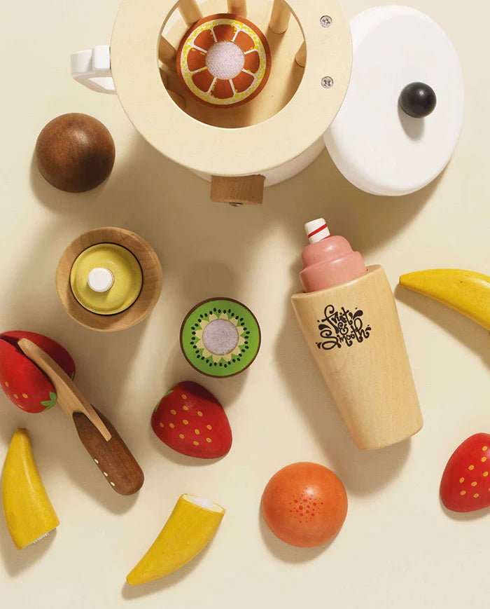 Jocuri şi jucării de rol - Joc de rol Set pentru smoothie, din lemn, 3+ ani | Le Toy Van - 4