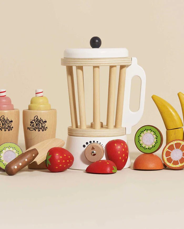 Jocuri şi jucării de rol - Joc de rol Set pentru smoothie, din lemn, 3+ ani | Le Toy Van - 6