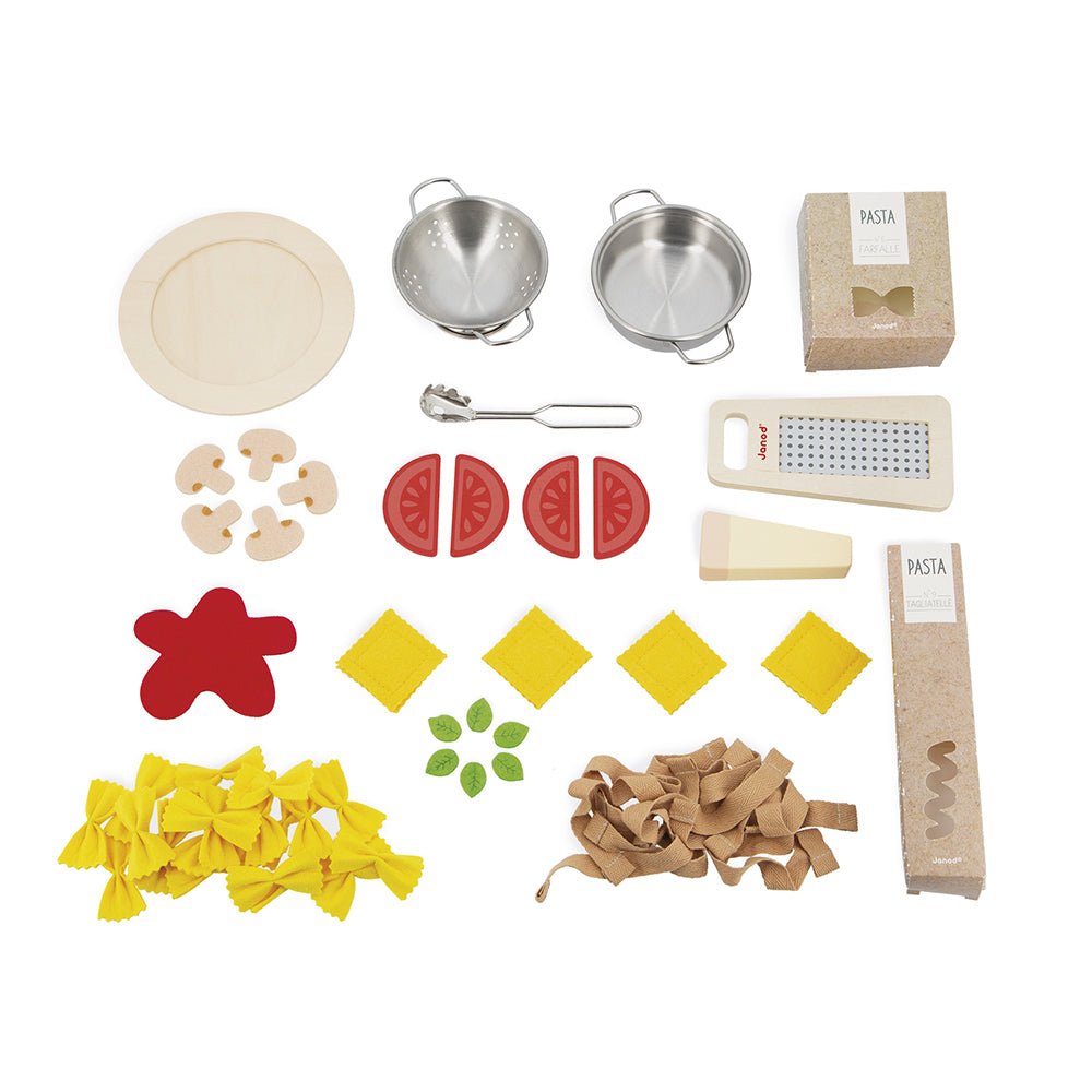 Bucătării şi accesorii pentru copii - Joc de rol Set preparare paste - Shiny Grandma, 3+ ani | Janod - 4