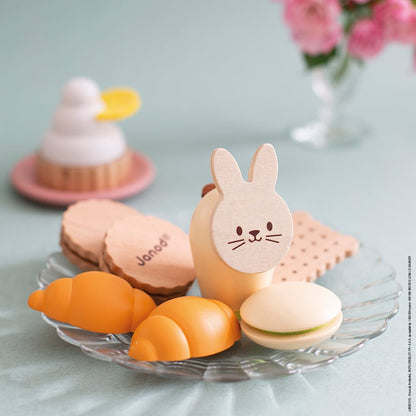 Bucătării şi accesorii pentru copii - Joc de rol Stand cu produse de patiserie, din lemn, 3+ ani | Janod - 3