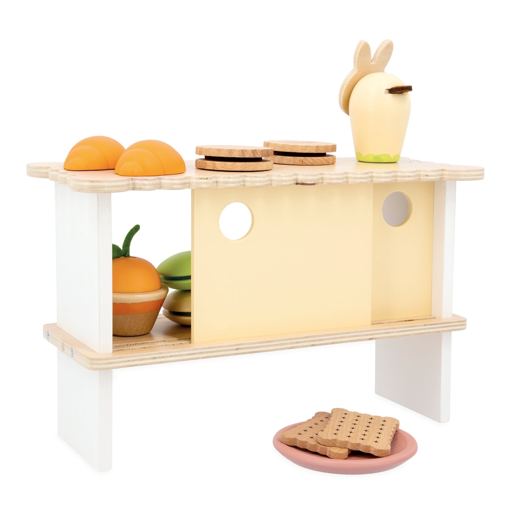 Bucătării şi accesorii pentru copii - Joc de rol Stand cu produse de patiserie, din lemn, 3+ ani | Janod - 2