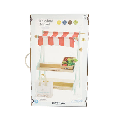Jocuri şi jucării de rol - Joc de rol Stand de magazin cu 1 lădiţă, din lemn, 3+ ani | Le Toy Van - 5