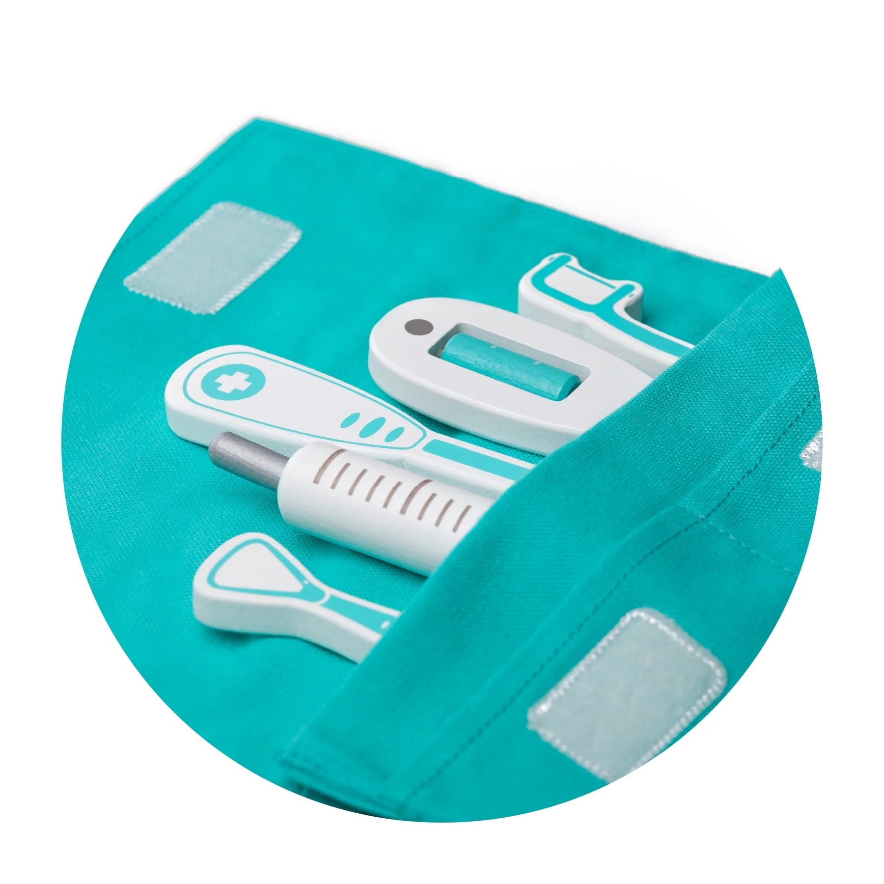 Joc educativ - Joc de rol Trusă de doctor turcoaz pentru copii | UMU Toys - 3