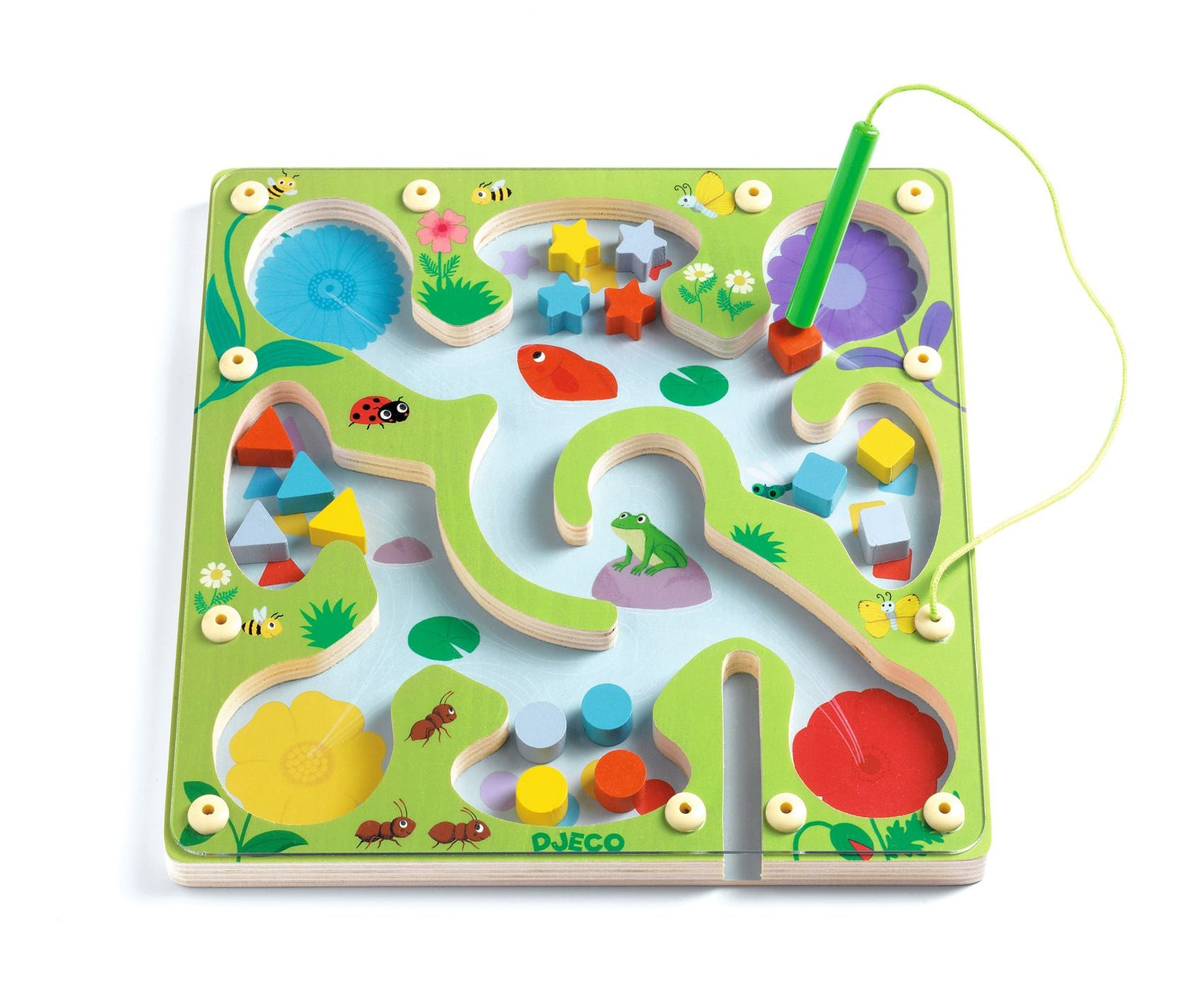 Jocuri şi Jucării de îndemânare - Joc de sortare - Labirint magnetic FrogyMaze, 3+ ani | Djeco - 3