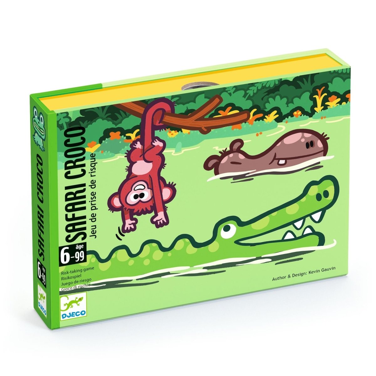 Djeco - Joc de strategie și noroc - Safari Croco, 2-5 jucători, 6+ ani | Djeco-1