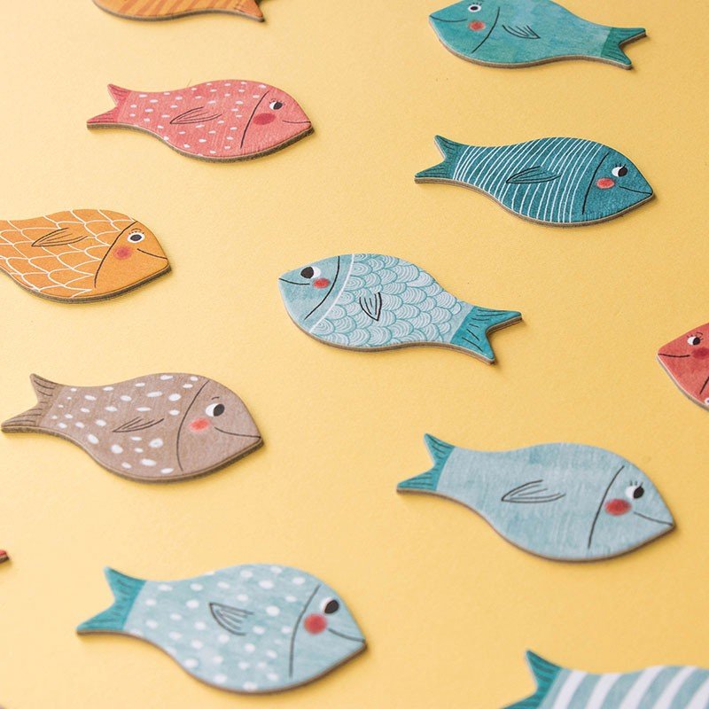 Joc educativ "Calmul din ocean - Jocul peștilor" | Londji - Londji - EmmaSiLuna.ro