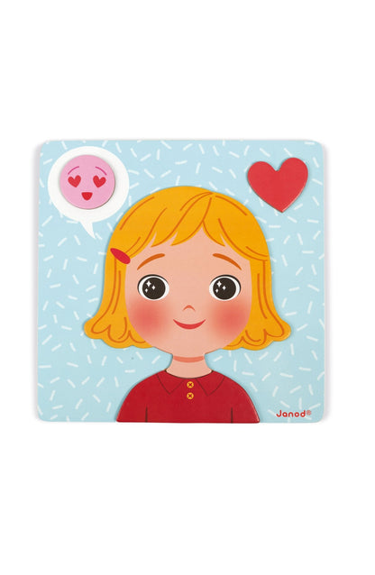 Jocuri şi Jucării educative - Joc educativ cu magneţi şi cartonaşe - Emoții, 2+ ani | Janod - 9