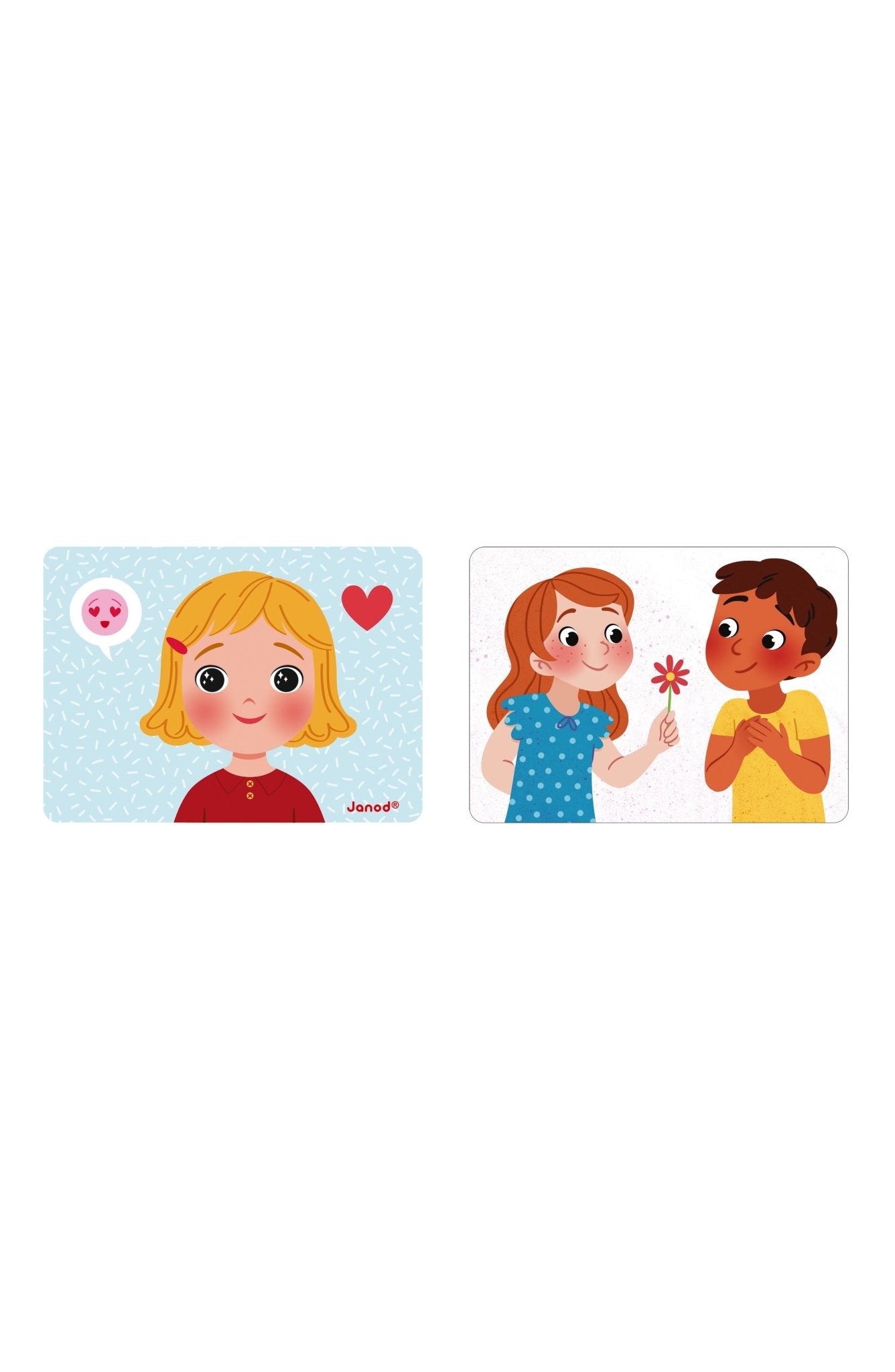 Jocuri şi Jucării educative - Joc educativ cu magneţi şi cartonaşe - Emoții, 2+ ani | Janod - 10