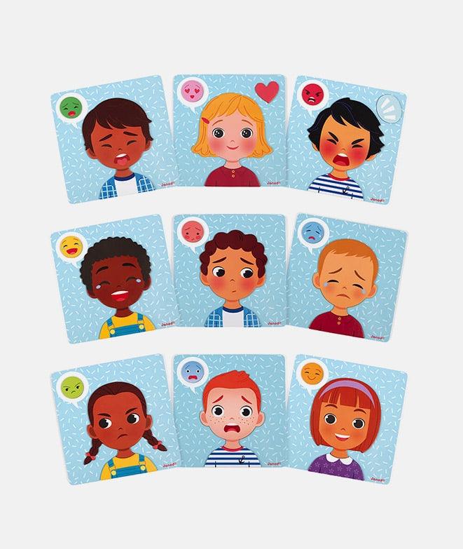 Jocuri şi Jucării educative - Joc educativ cu magneţi şi cartonaşe - Emoții, 2+ ani | Janod - 4