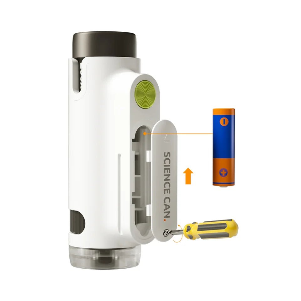 TopBright - Joc STEM Microscop 250, portabil, 8+ ani | TopBright-8