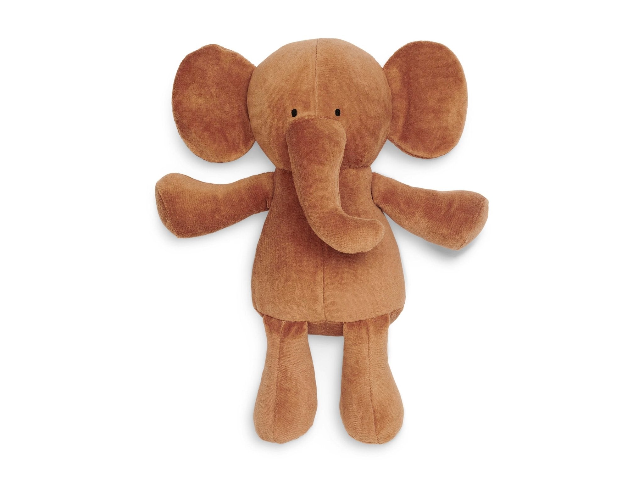 Jucarii de plus - Jucărie de pluş, Elefant, Maro, 36cm, 0+ ani | Jollein - 5