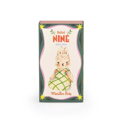 Jucării de pluş - Jucărie de pluş - Iepuraşul Nine Bebe &quot;Les Minouchkas&quot;, 1+ ani | Moulin Roty - 6