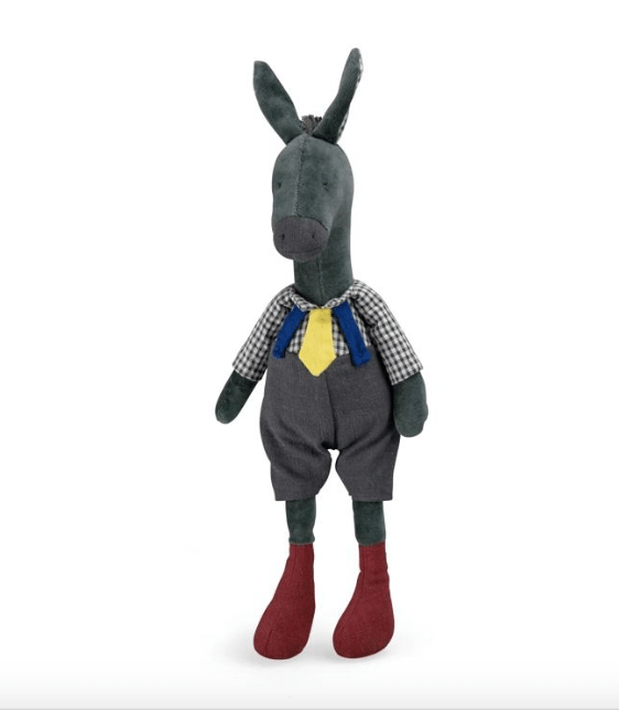 Jucării de pluş - Jucărie de pluș - Măgăruşul Anatole, Pomme des Bois, 49 cm, 0+ ani | Moulin Roty - 3