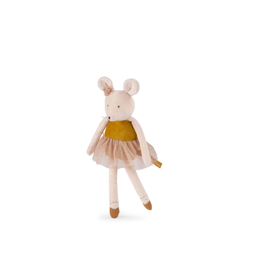 Jucării de pluş - Jucărie de pluș - Mica şoricică aurie, 0+ ani | Moulin Roty - 2
