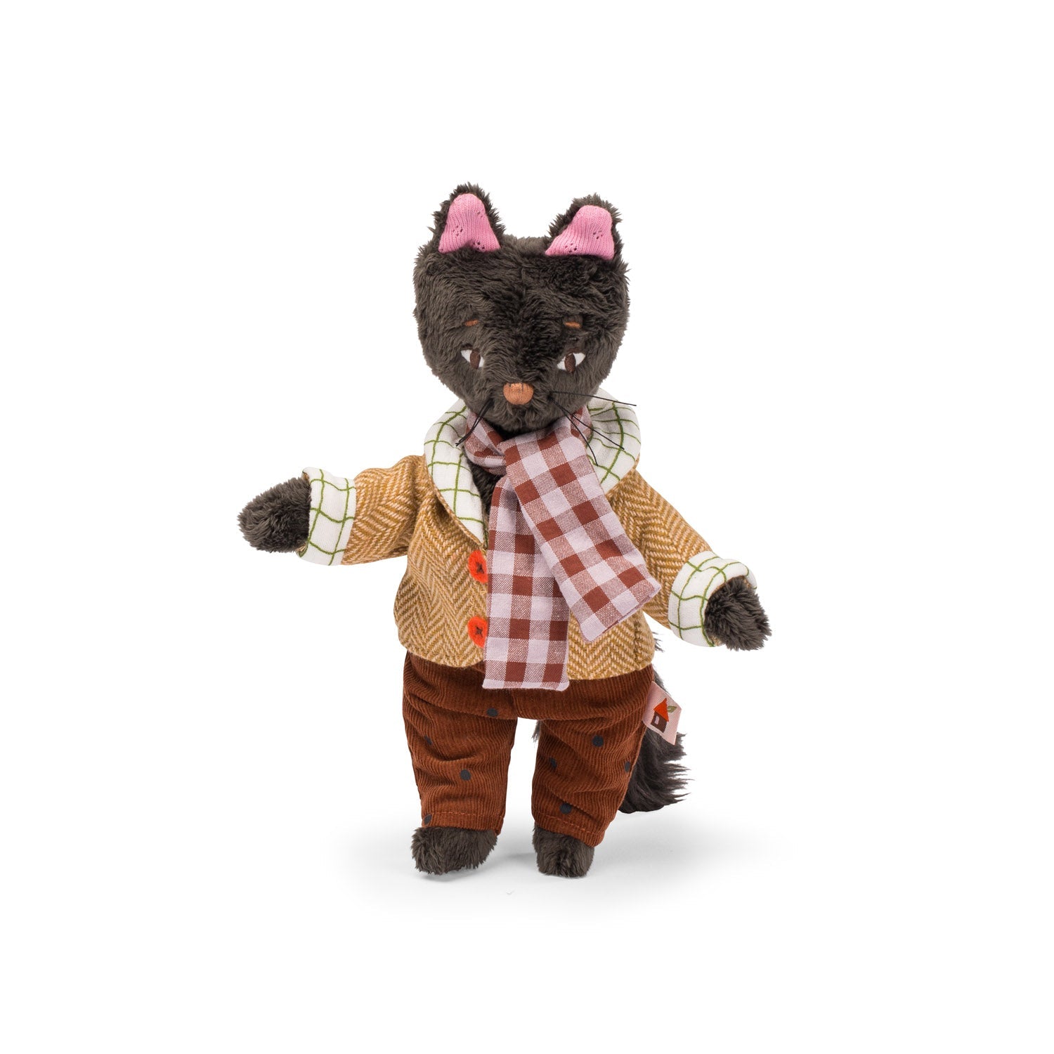 Jucării de pluş - Jucărie de pluş - Motanul Léon "Les Minouchkas", 1+ ani | Moulin Roty - 4