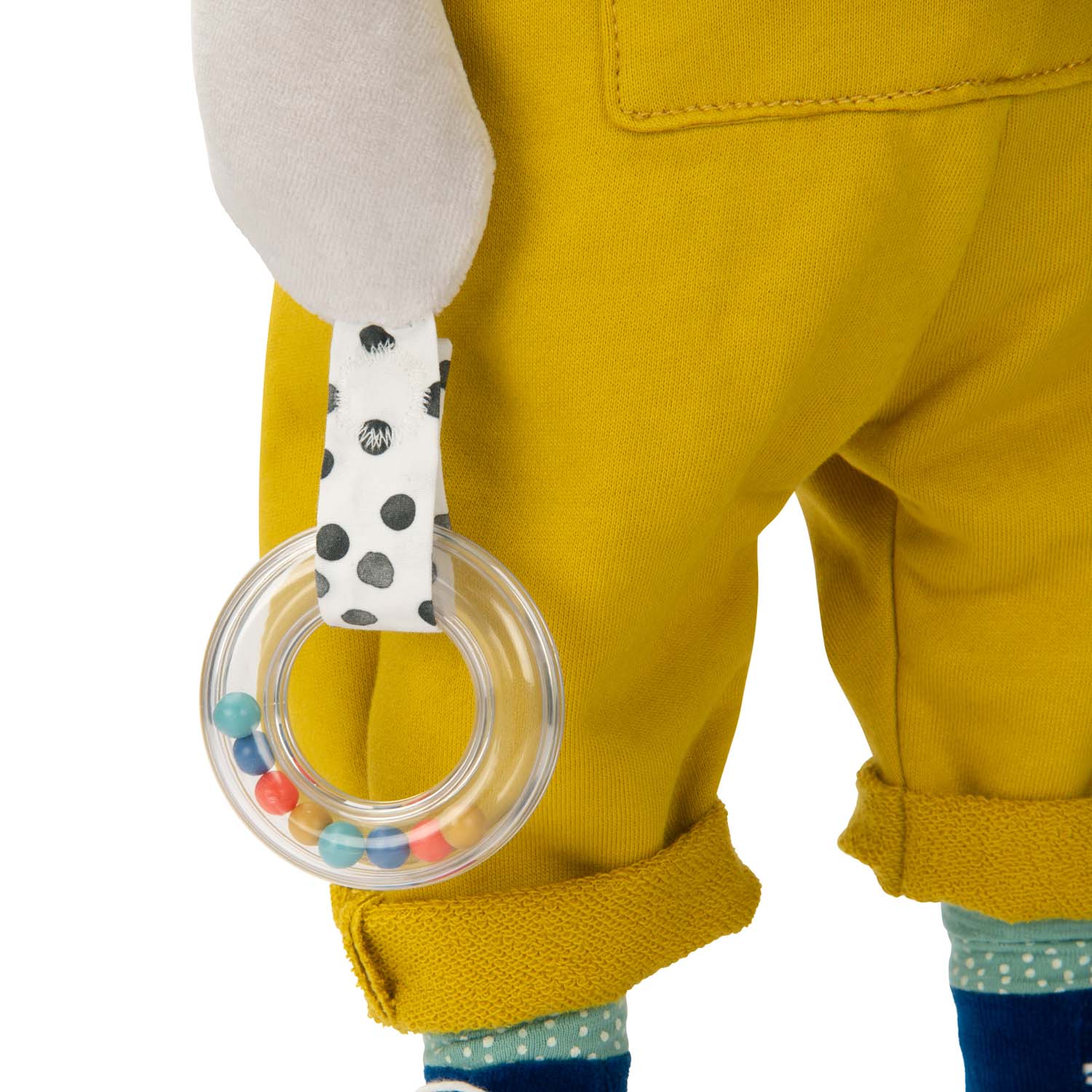 Jucarii de plus - Jucărie de pluş senzorială cu activităţi pentru bebeluşi - Căţelul Pilou, Puce &amp; Pilou | Moulin Roty - 7