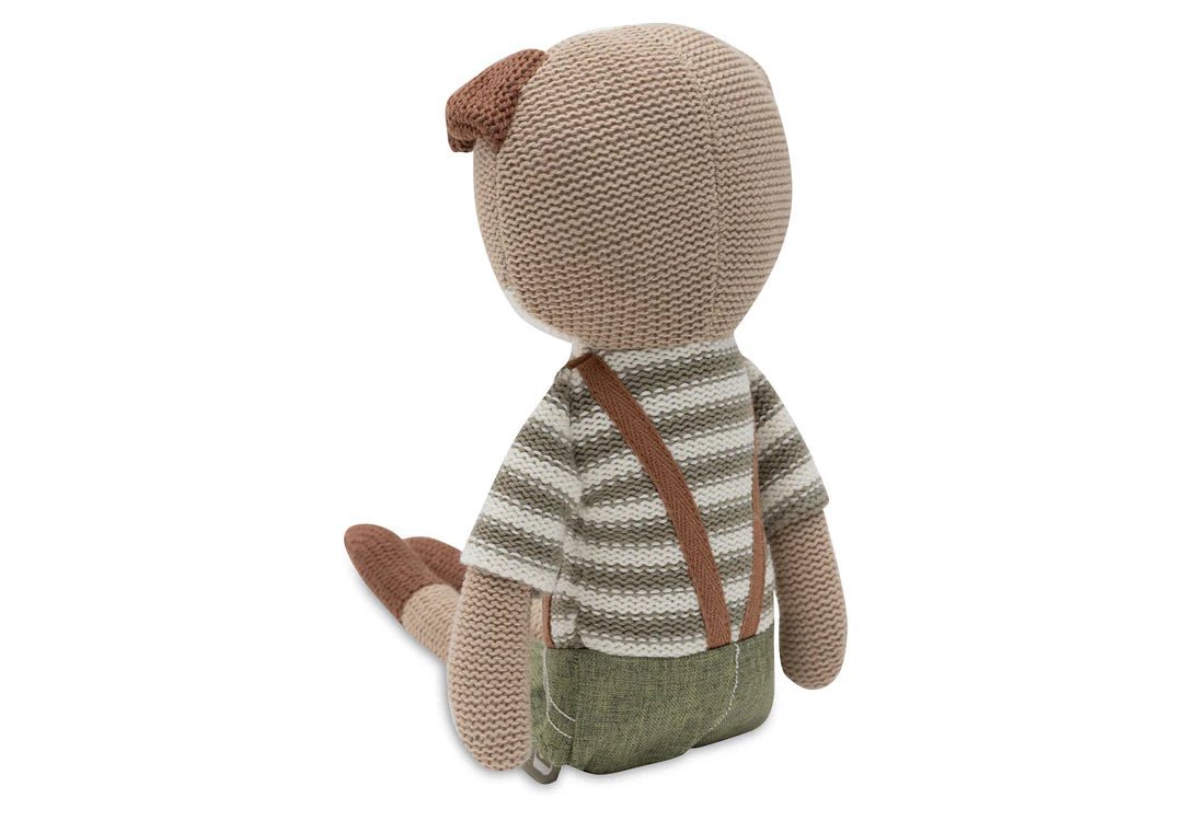 Jucării de pluş - Jucărie de pluş tricotată - Căţelul Mick, 0+ ani | Jollein - 7