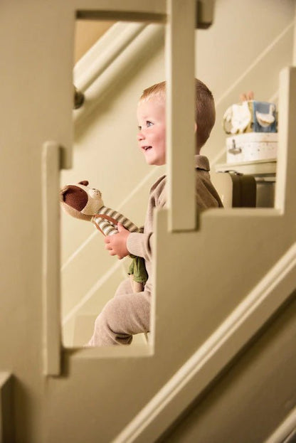 Jucării de pluş - Jucărie de pluş tricotată - Căţelul Mick, 0+ ani | Jollein - 10