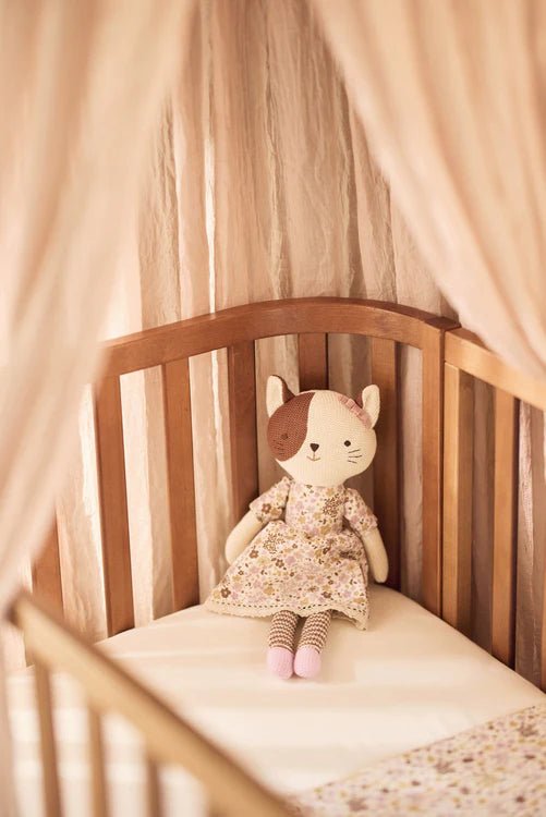 Jucării de pluş - Jucărie de pluş tricotată - Pisicuţa Jill, 0+ ani | Jollein - 9