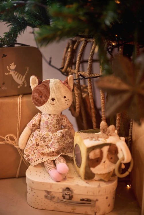 Jucării de pluş - Jucărie de pluş tricotată - Pisicuţa Jill, 0+ ani | Jollein - 5