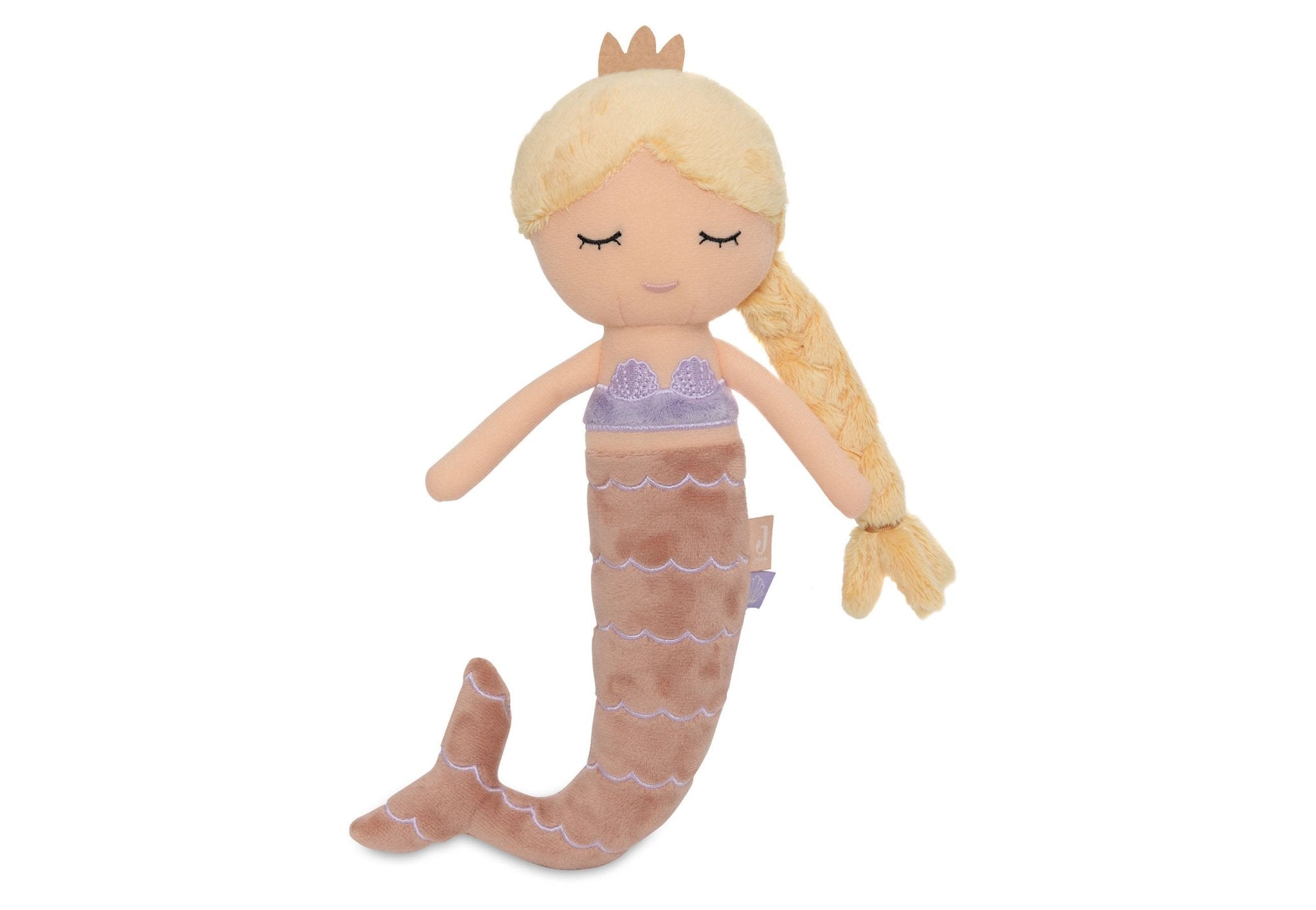 Jucarii de plus - Jucărie din pluș - Păpușa Sirenă Ella, 31 cm, 0+ ani | Jollein - 1