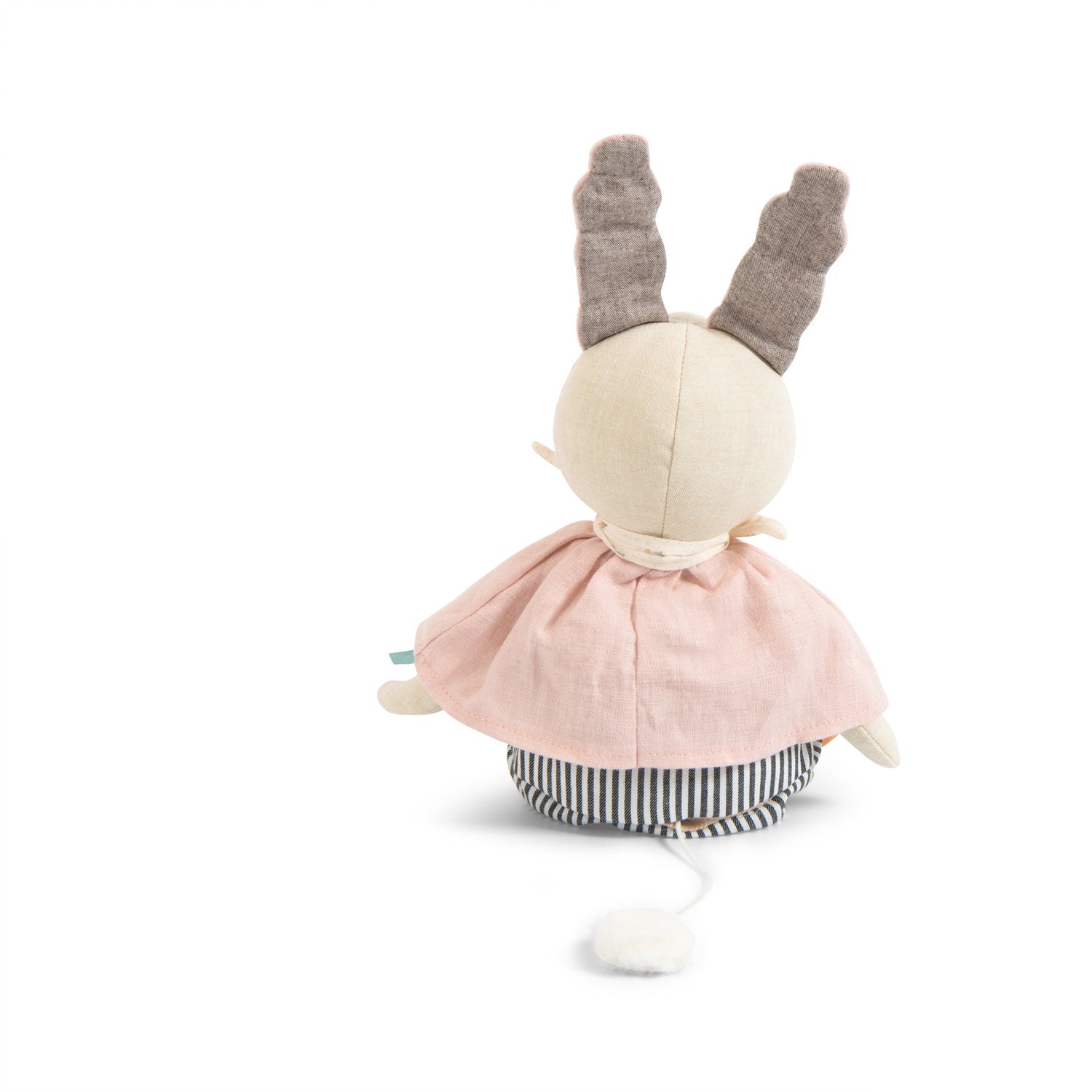 Jucării muzicale - Jucărie muzicală de pluş cu cutie detașabilă - Iepuraş Après la pluie, 0+ ani | Moulin Roty - 6