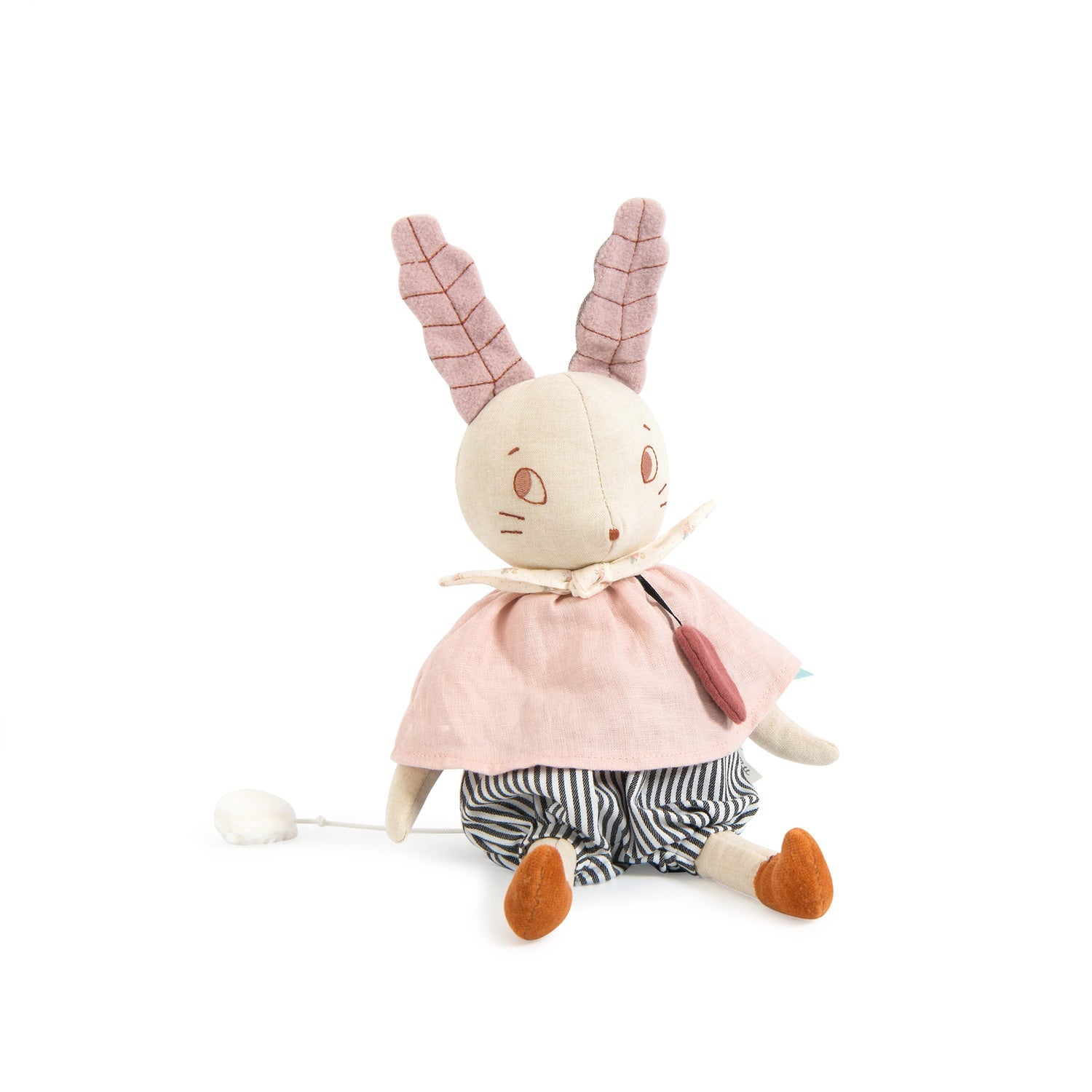 Jucării muzicale - Jucărie muzicală de pluş cu cutie detașabilă - Iepuraş Après la pluie, 0+ ani | Moulin Roty - 5