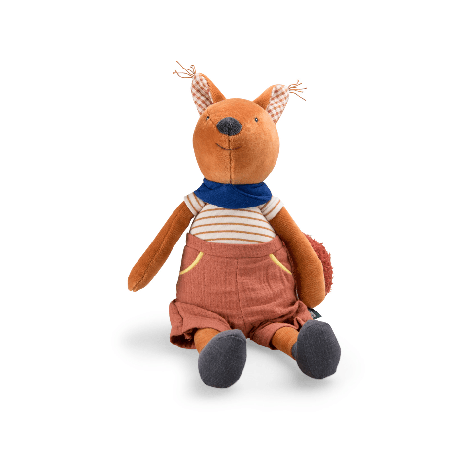 Jucării muzicale - Jucărie muzicală de pluş cu cutie detașabilă - Veveriţa Harry, 0+ ani | Moulin Roty - 4
