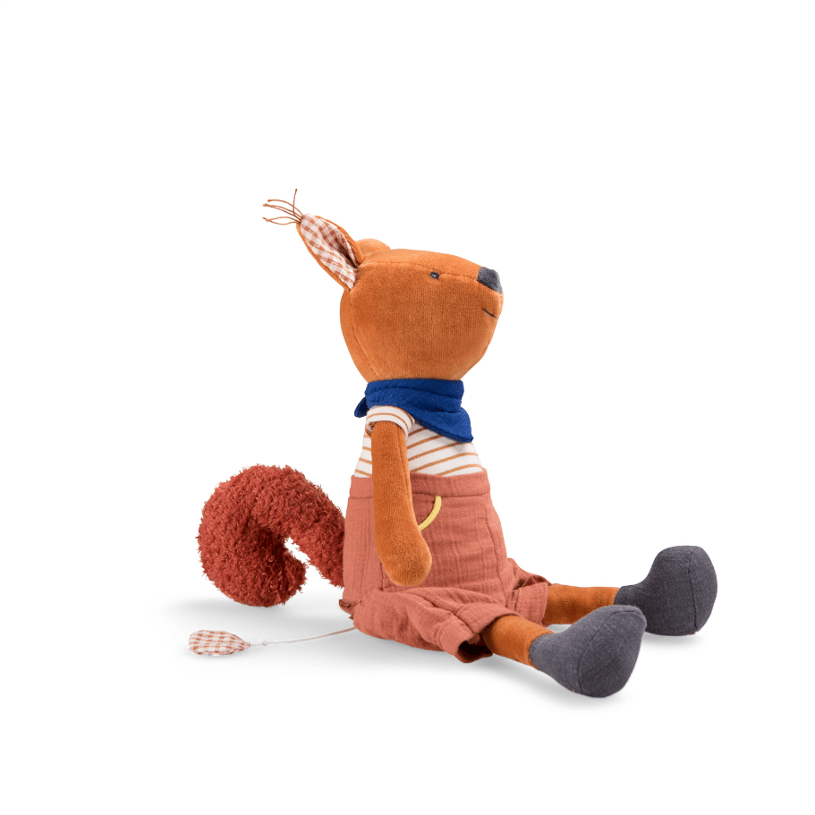 Jucării muzicale - Jucărie muzicală de pluş cu cutie detașabilă - Veveriţa Harry, 0+ ani | Moulin Roty - 2