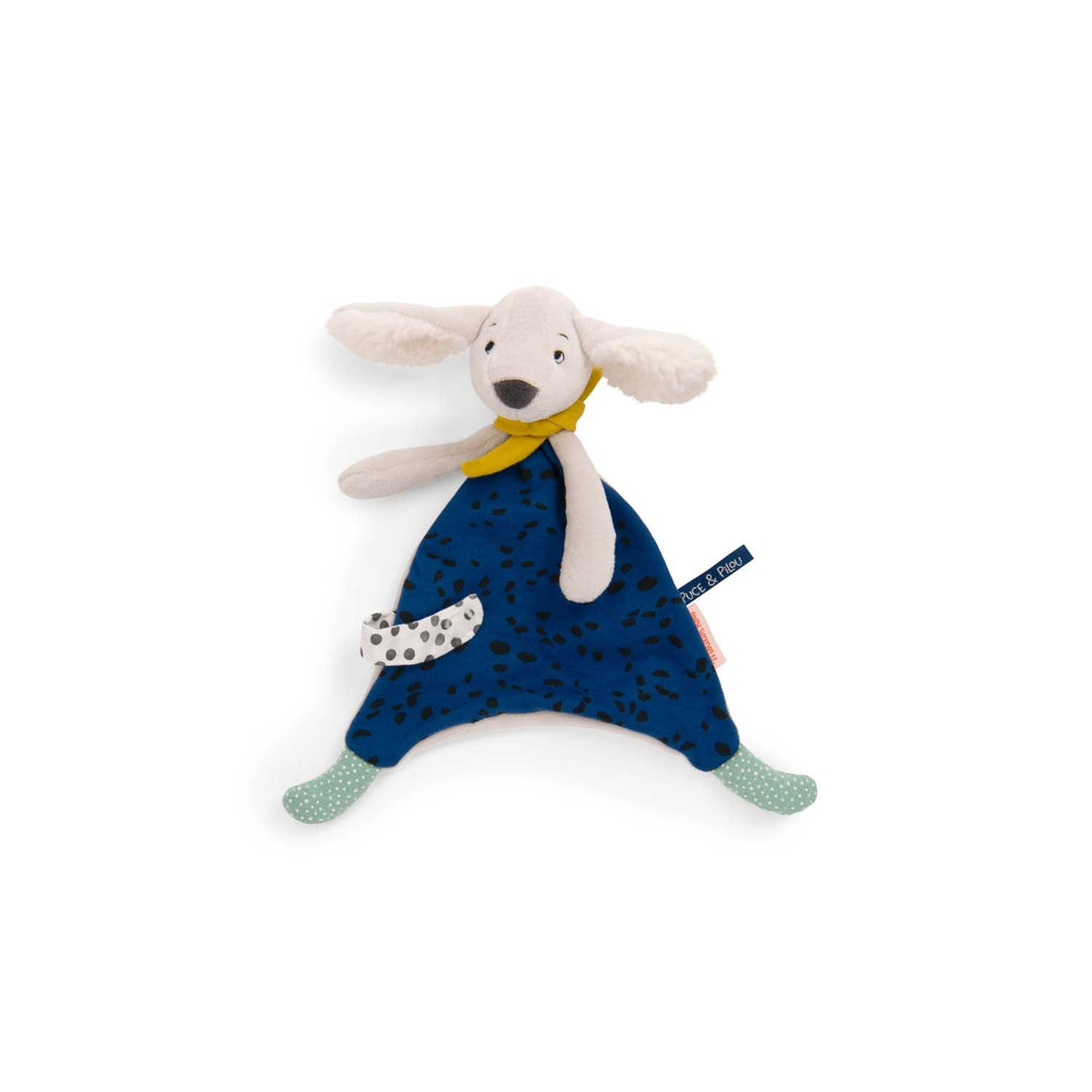 Doudou - Jucărie păturică bebe - Doudou Căţeluşul Pilou, 0+ ani | Moulin Roty - 1