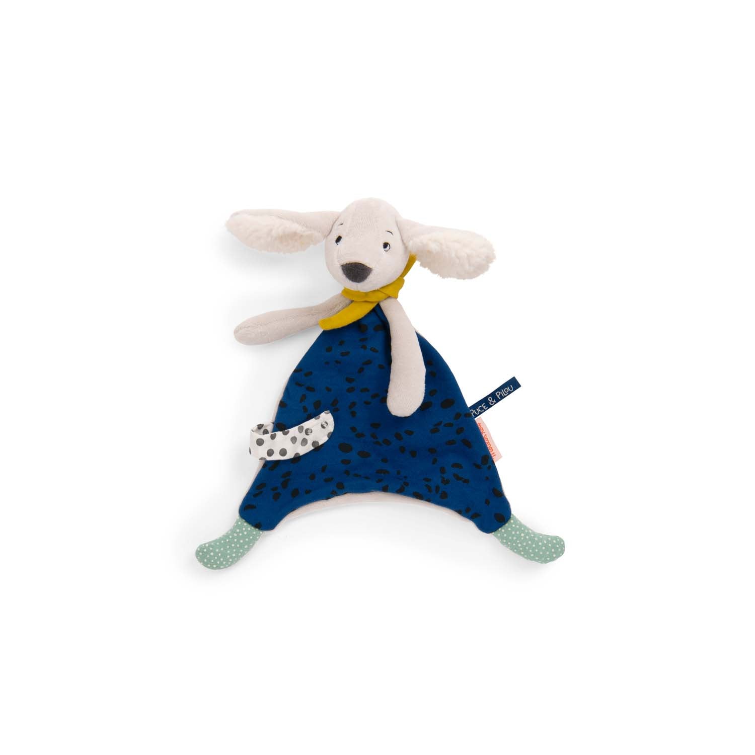 Doudou - Jucărie păturică bebe - Doudou Căţeluşul Pilou, 0+ ani | Moulin Roty - 1