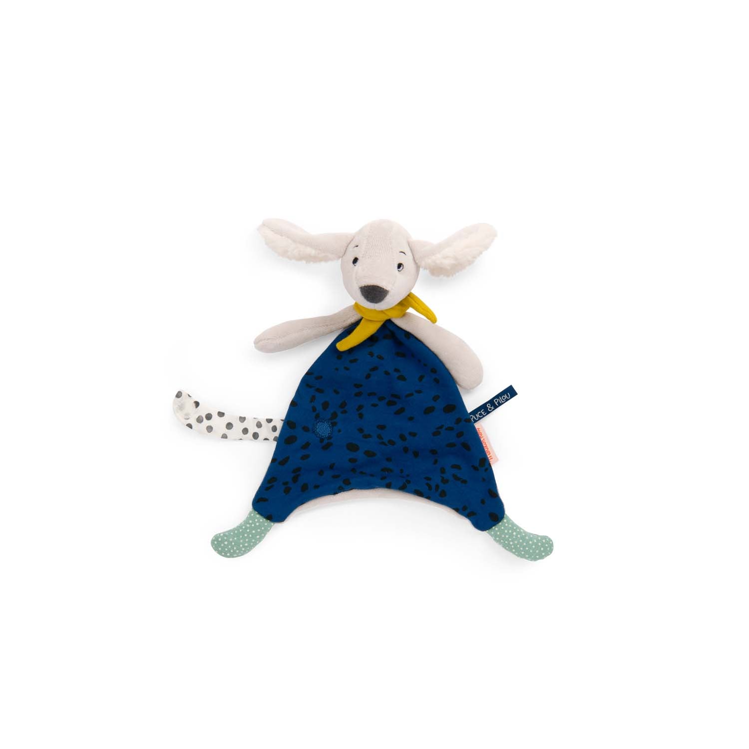 Doudou - Jucărie păturică bebe - Doudou Căţeluşul Pilou, 0+ ani | Moulin Roty - 3