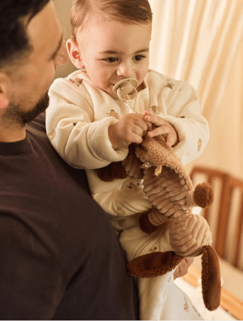 Păturică de confort - Jucărie păturică de confort bebe - Doudou Căţelul Diego, 0+ ani | Jollein - 7