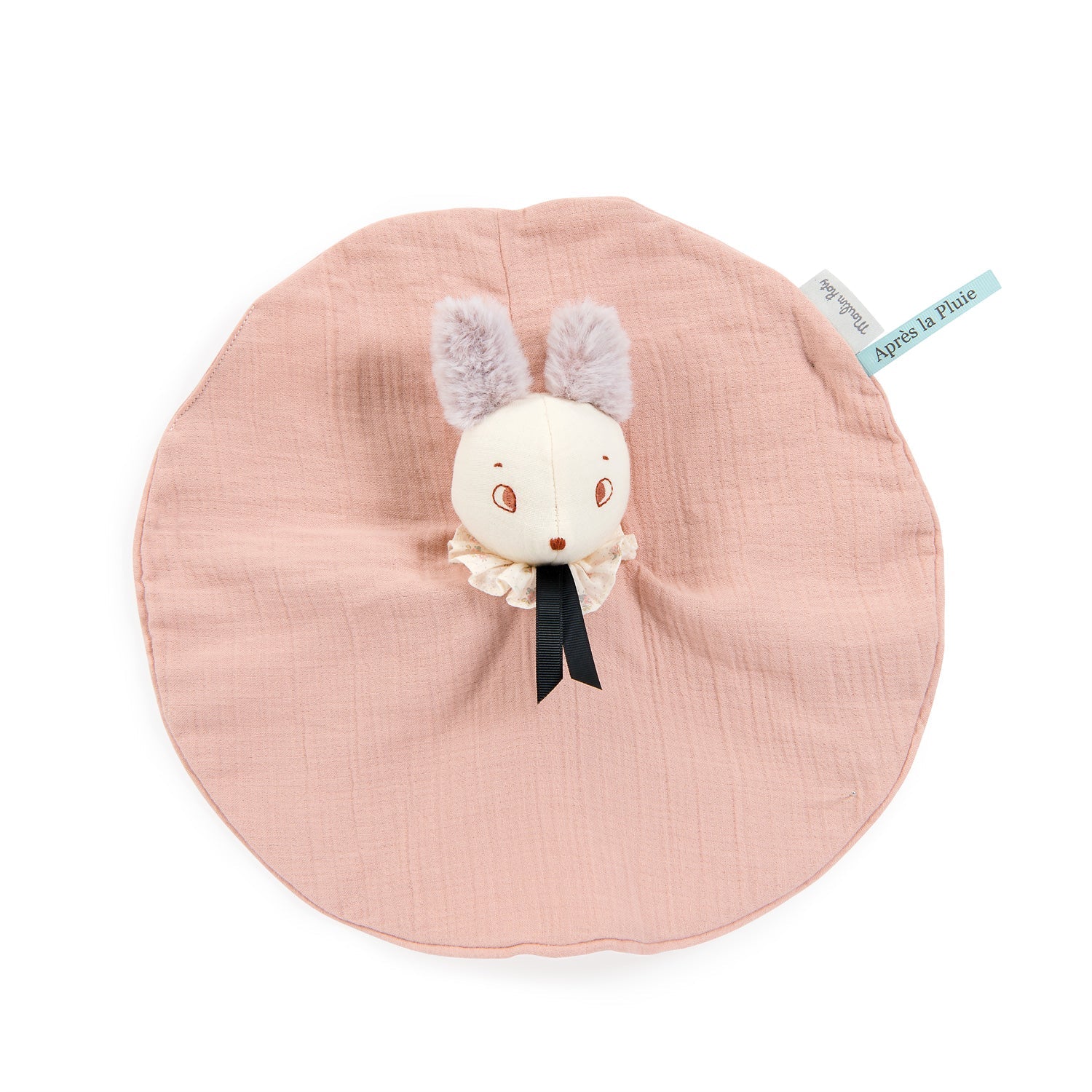 Păturică de confort - Jucărie păturică de confort bebe - Şoricica Brume, 0+ ani | Moulin Roty - 2