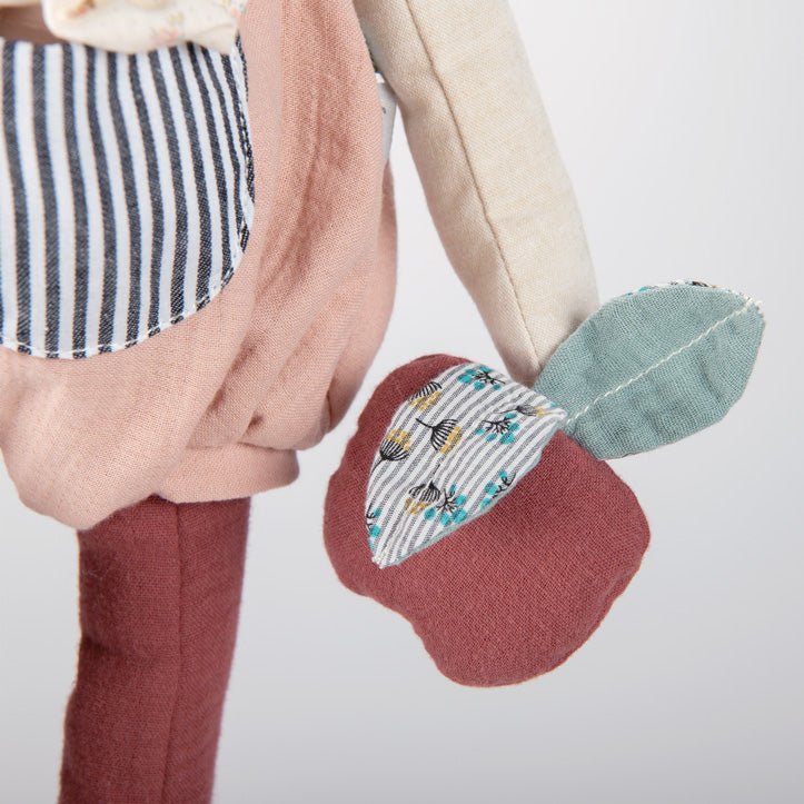 Jucării de pluş - Jucărie senzorială cu activități - Iepurele Lune, Après la Pluie, 65 cm, 0+ ani | Moulin Roty - 4