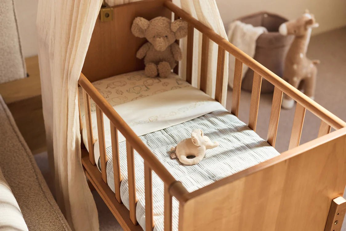 Jucării senzoriale - Jucărie zornăitoare pentru bebeluși – Elefant, 0+ ani | Jollein - 7