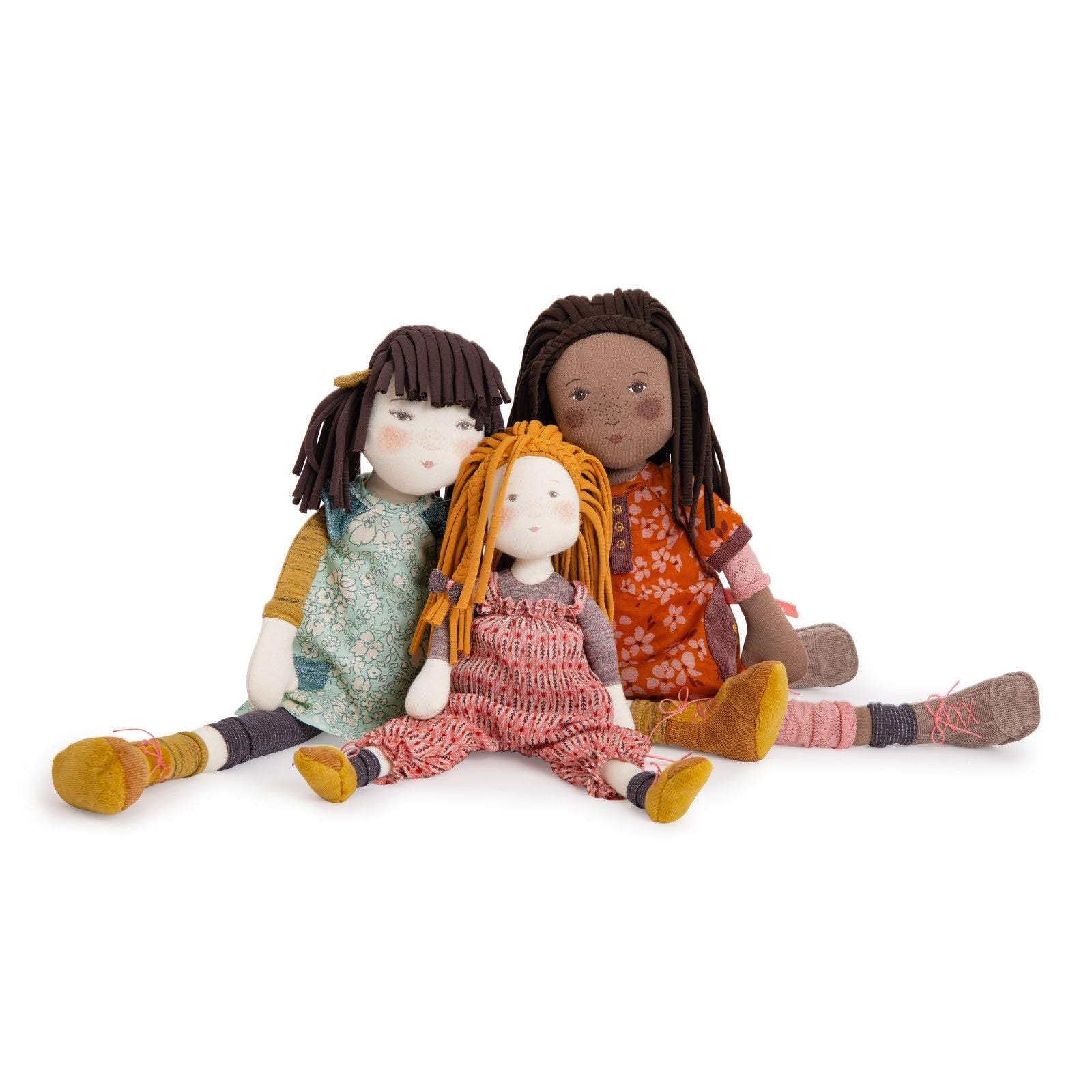 Jucării de pluş - Păpușa Iris - Les Rosalies, 45 cm, 1+ ani | Moulin Roty - 3