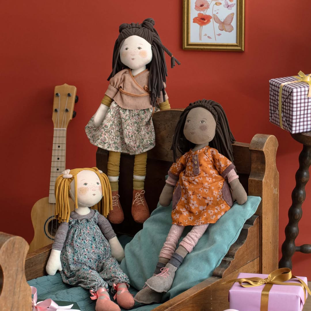 Jucarii de plus - Păpușa Marjolaine - Les Rosalies, 45 cm, 1+ ani | Moulin Roty - 6