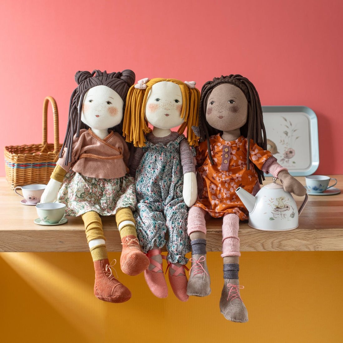 Jucarii de plus - Păpușa Marjolaine - Les Rosalies, 45 cm, 1+ ani | Moulin Roty - 2