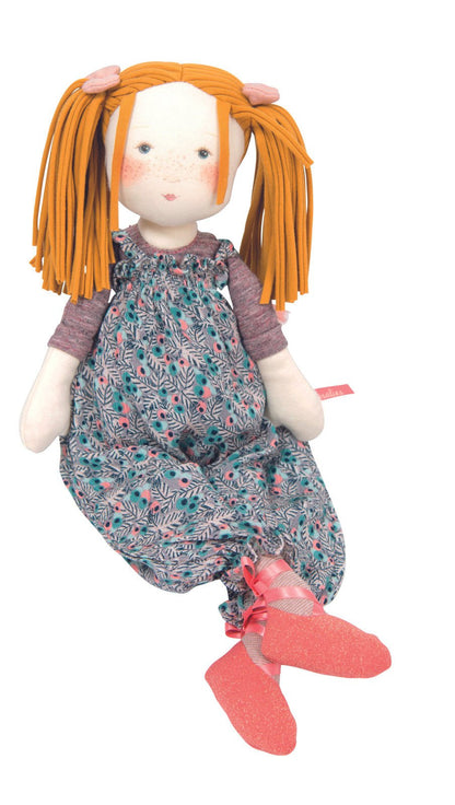 Jucării de pluş - Păpușa Violette - Les Rosalies, 45 cm, 1+ ani | Moulin Roty - 1